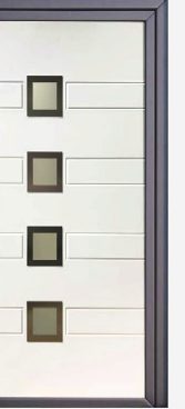 PVC ulazni panel 5 inox